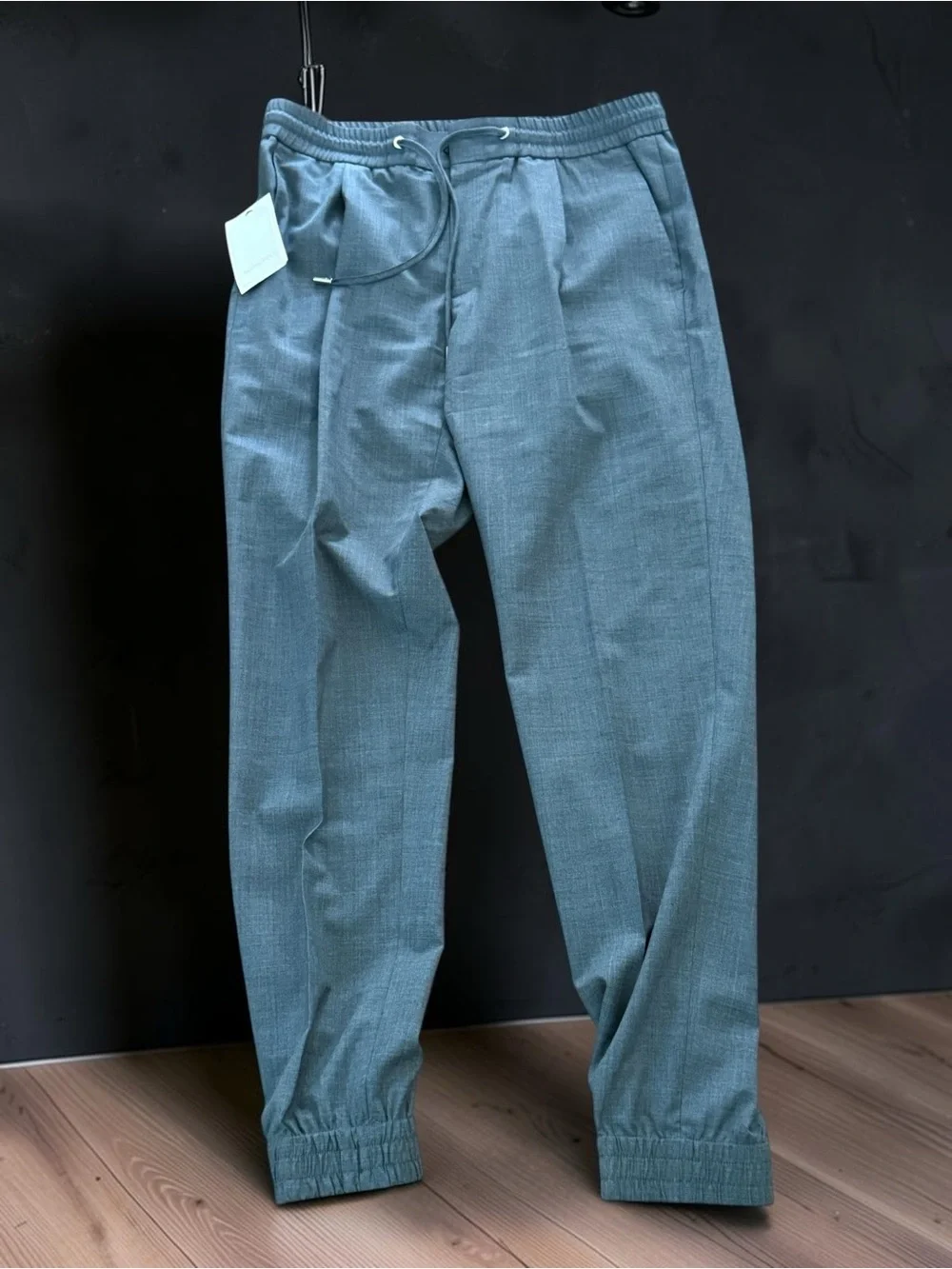 NWT Suitsupply Ames Pleat 50 US 34 Light Grey Gray Pure Wool VBC Super 120s